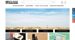 Desktop Screenshot of nyamusik.se